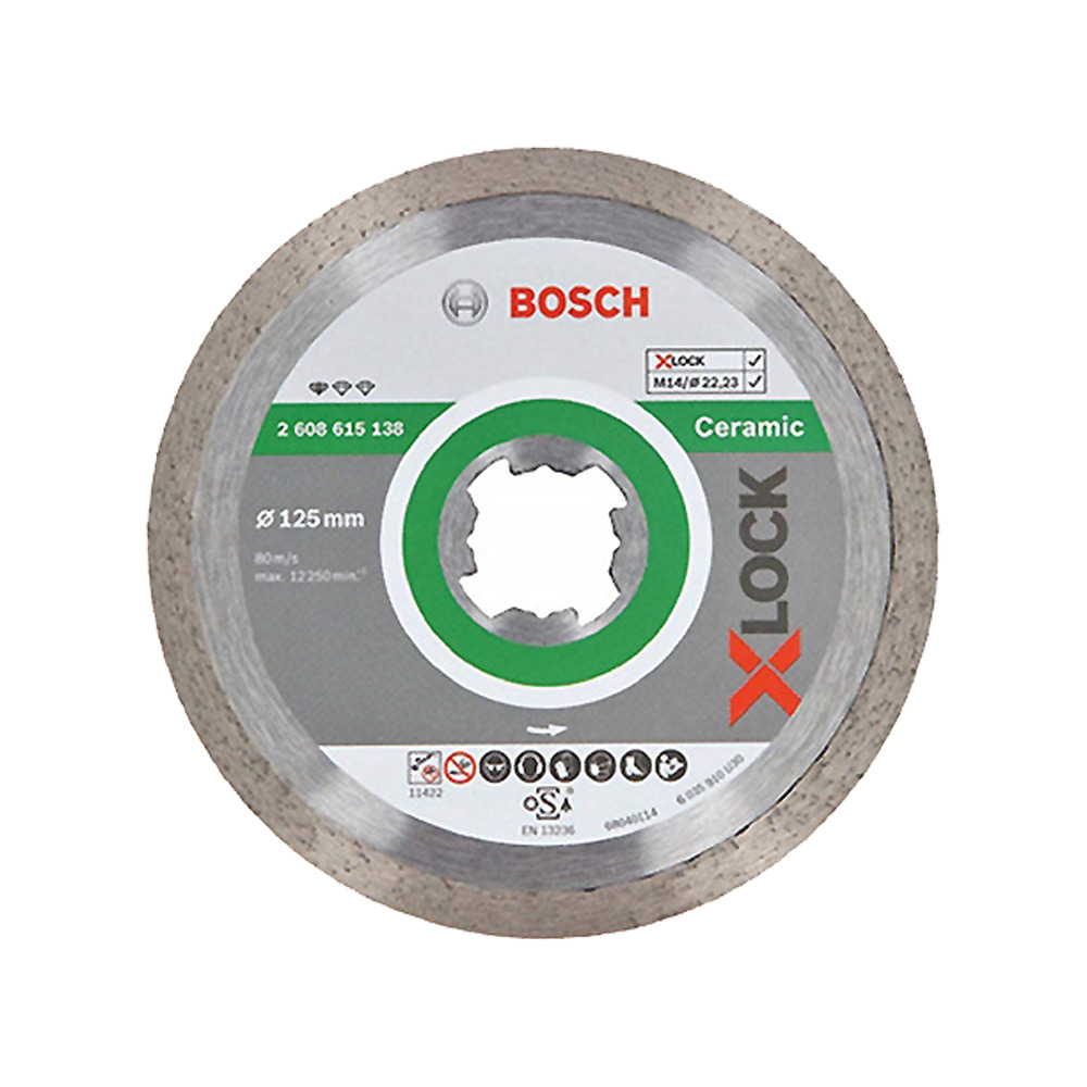 보쉬 X-LOCK 타일용 다이아몬드 디스크 1.6T 125mm