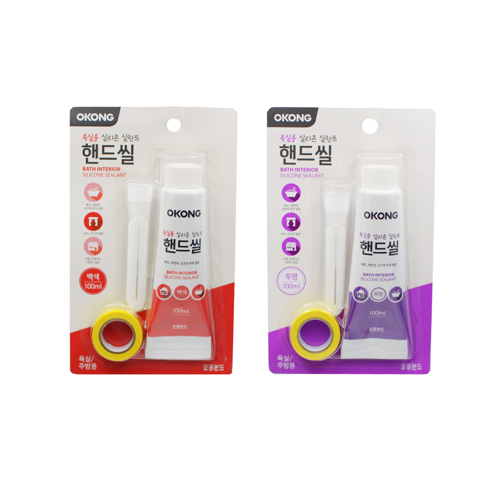 오공 보수용 실리콘 핸드씰 마스킹 헤라 세트 100ml