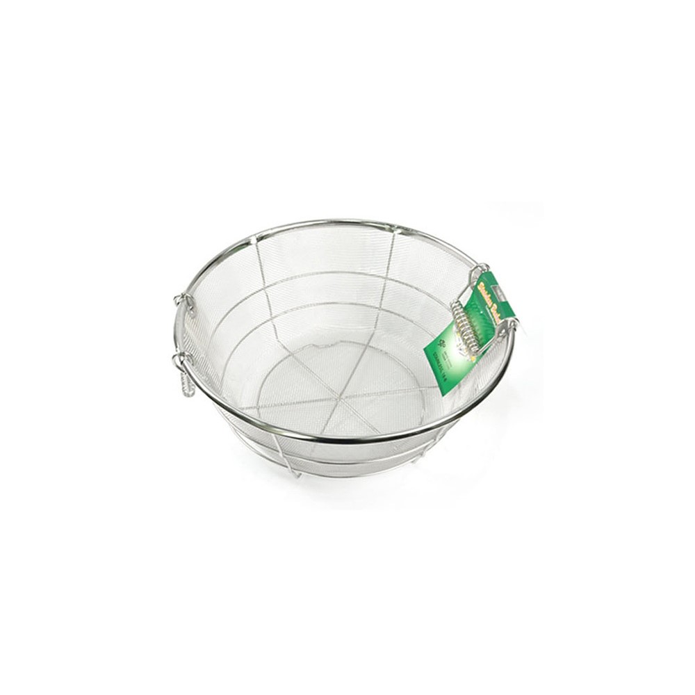 스텐 원형 후레임망 소쿠리 채반 2단 38cm