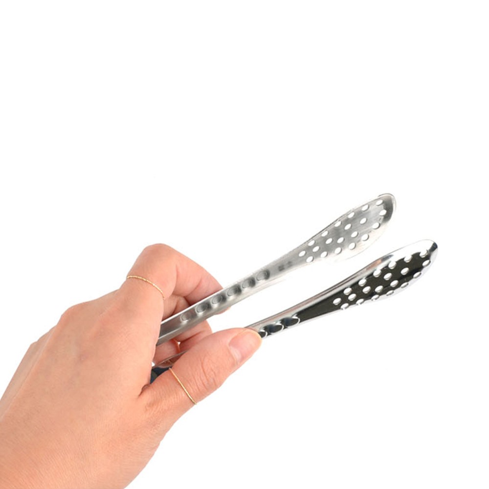 업소용 스텐 미니 타공집게 13.5cm