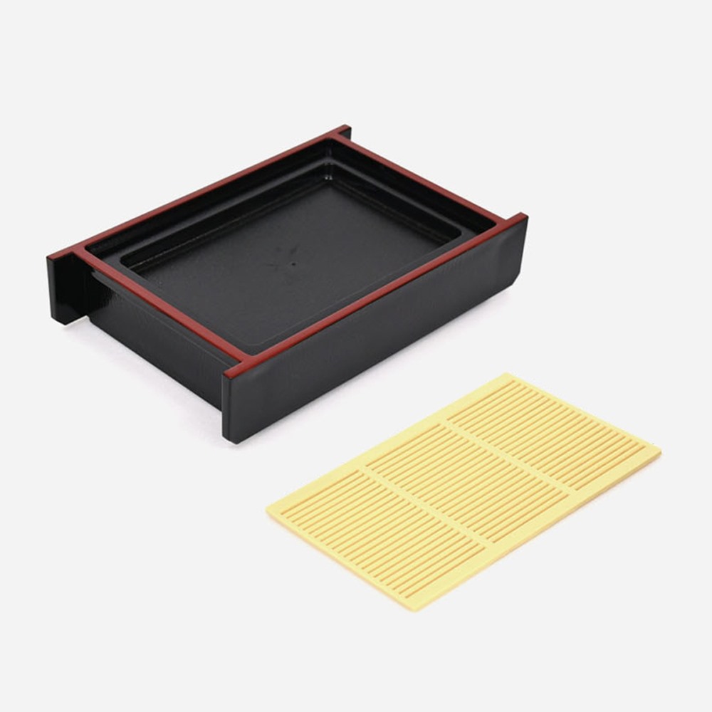 직사각 모밀판세트 메밀판 모밀발 20x14.4cm