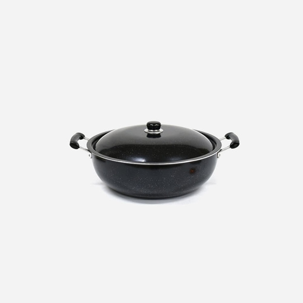 인덕션가능 업소용 마블코팅 튀김팬 40cm