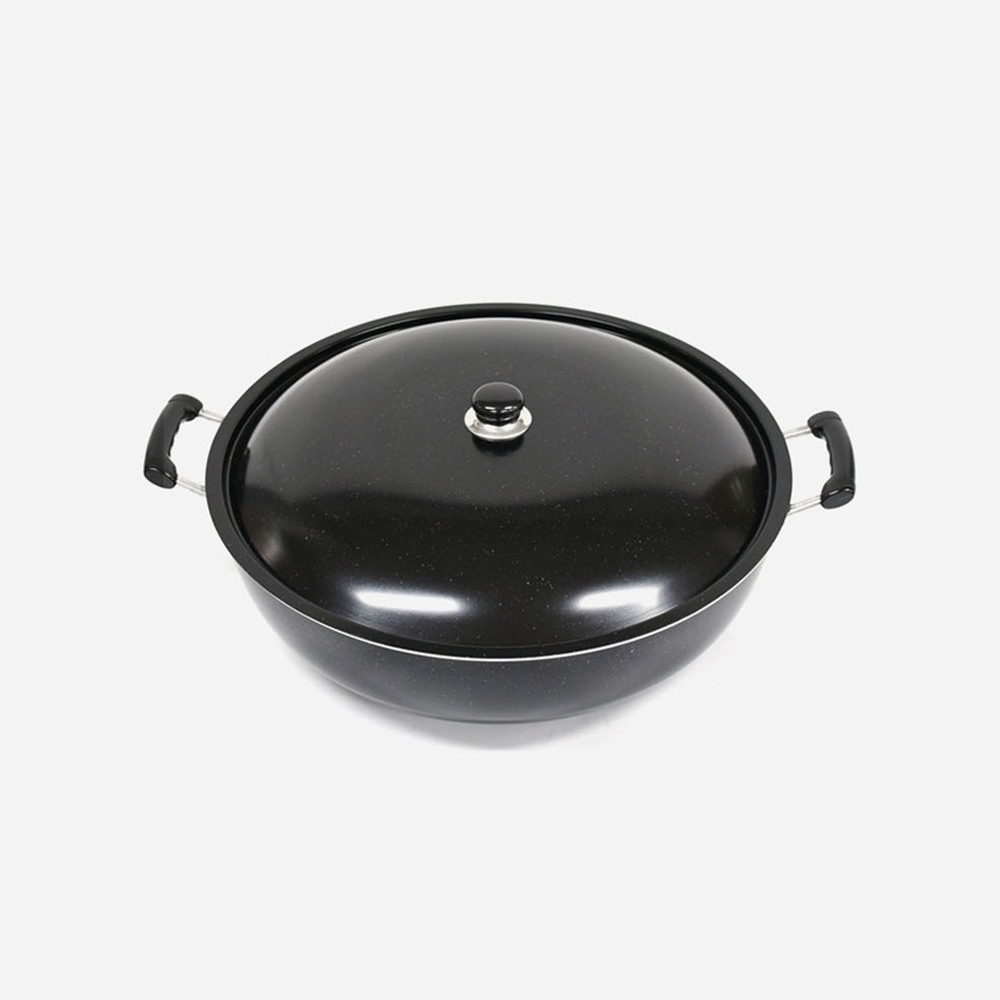 인덕션가능 업소용 마블코팅 튀김팬 50cm
