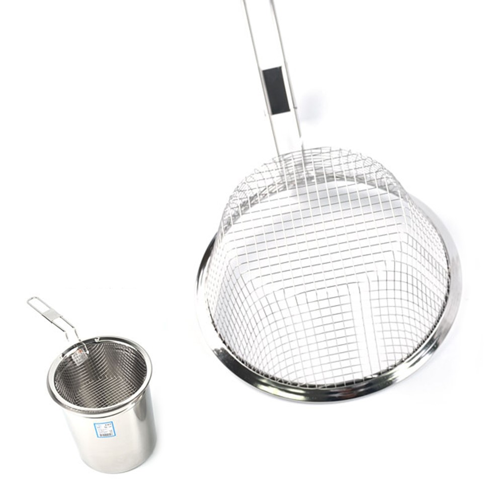 손잡이 원형 튀김 건지기 소 19cm