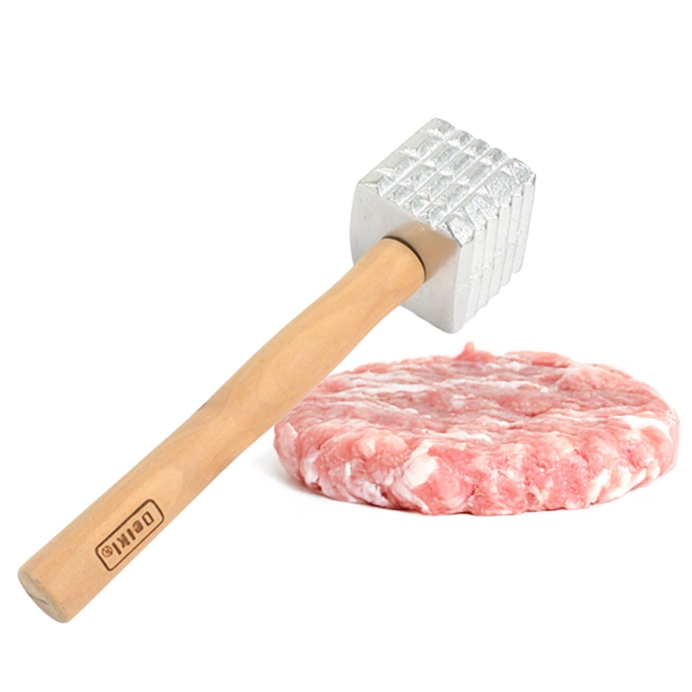 고기다지기용 나무핸들 고기해머 망치