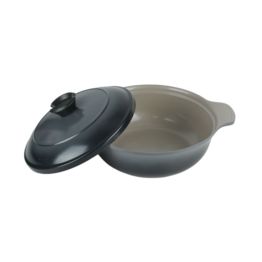 인덕션겸용 세라믹코팅 주물 양수냄비 21cm