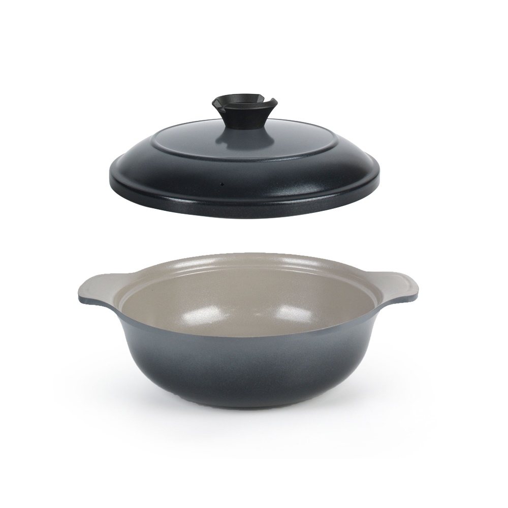 인덕션겸용 세라믹코팅 주물 양수냄비 30cm