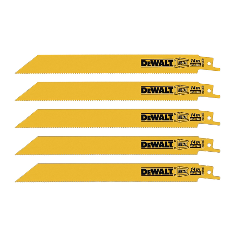 디월트 DW4809 두꺼운 금속용 컷소날 203mm 5P