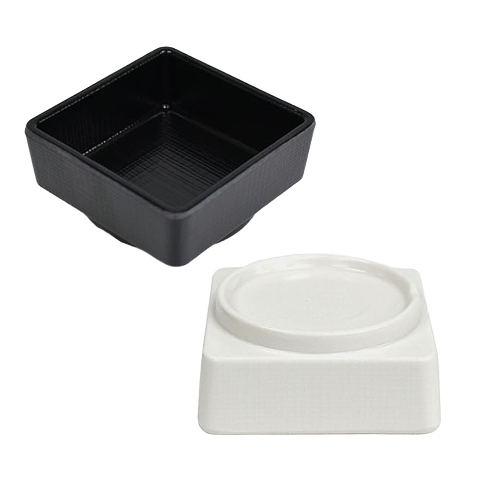 업소용 멜라민식기 사각 양념 소스볼 0120