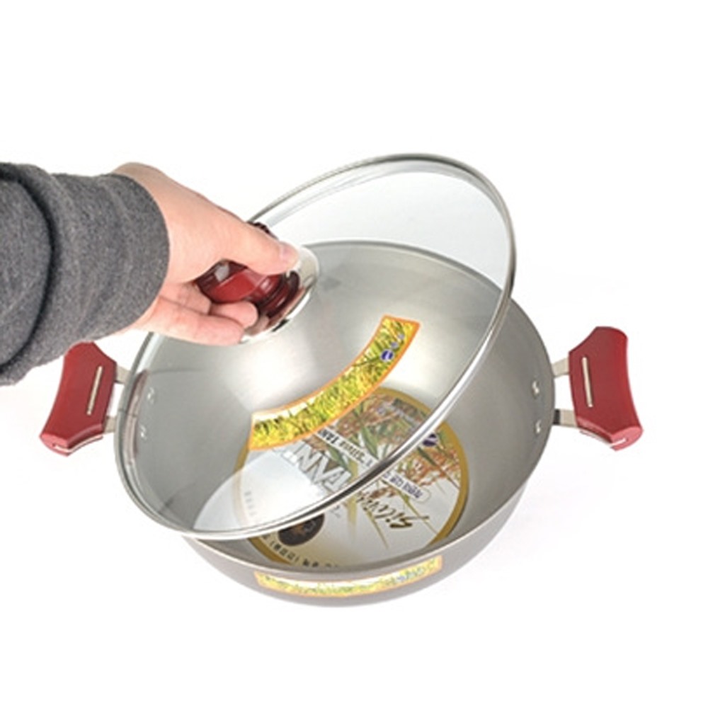 업소용 찜요리 주물 양수냄비 32호