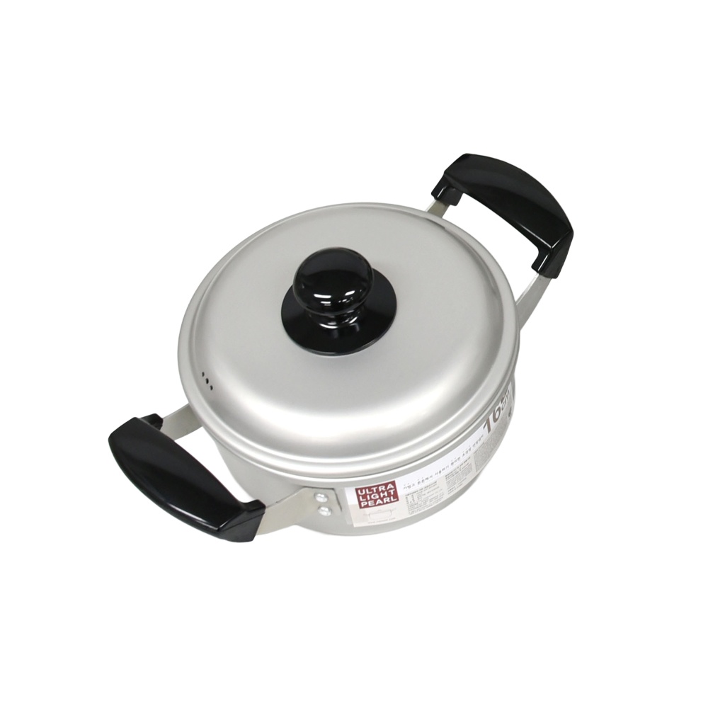 가볍고 빠른조리 눈금있는 양은 양수냄비 16cm