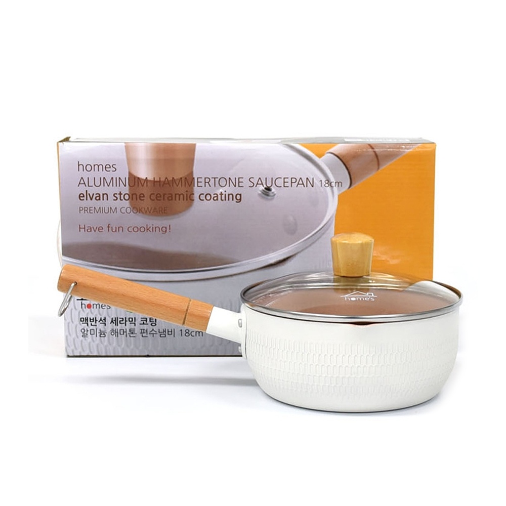 알루미늄 해머톤 나무손잡이 편수냄비 18cm