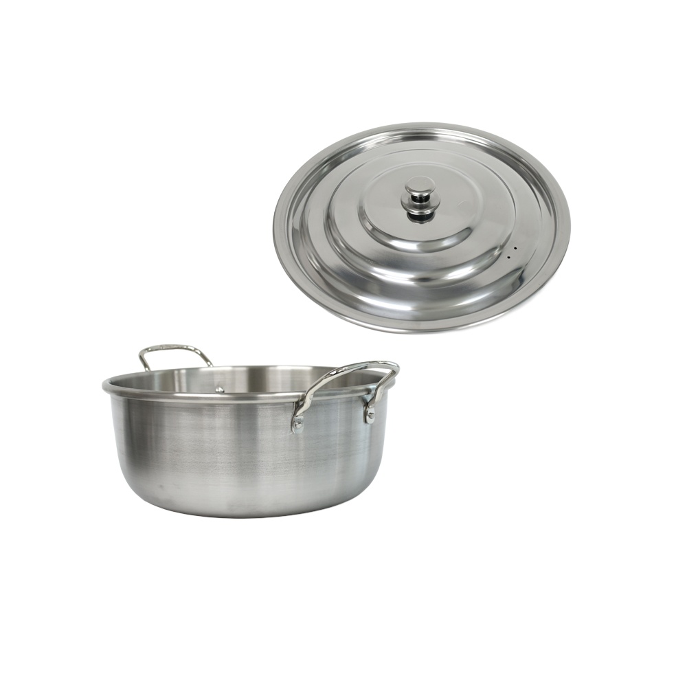 인덕션가능 통삼중 스텐 양수 대형 국솥 26cm