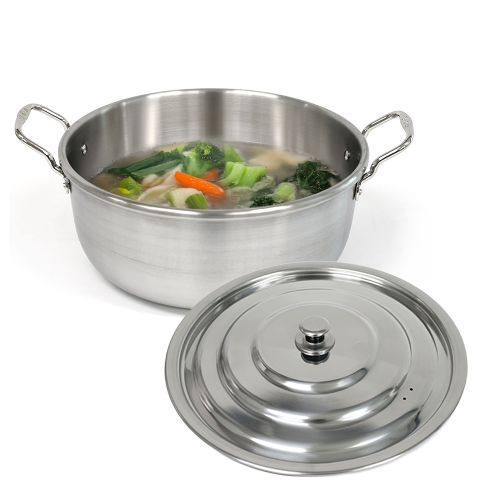 인덕션가능 통삼중 스텐 양수 대형 국솥 40cm