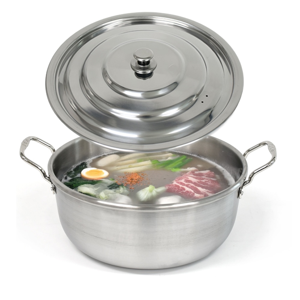 인덕션가능 통삼중 스텐 양수 대형 국솥 42cm