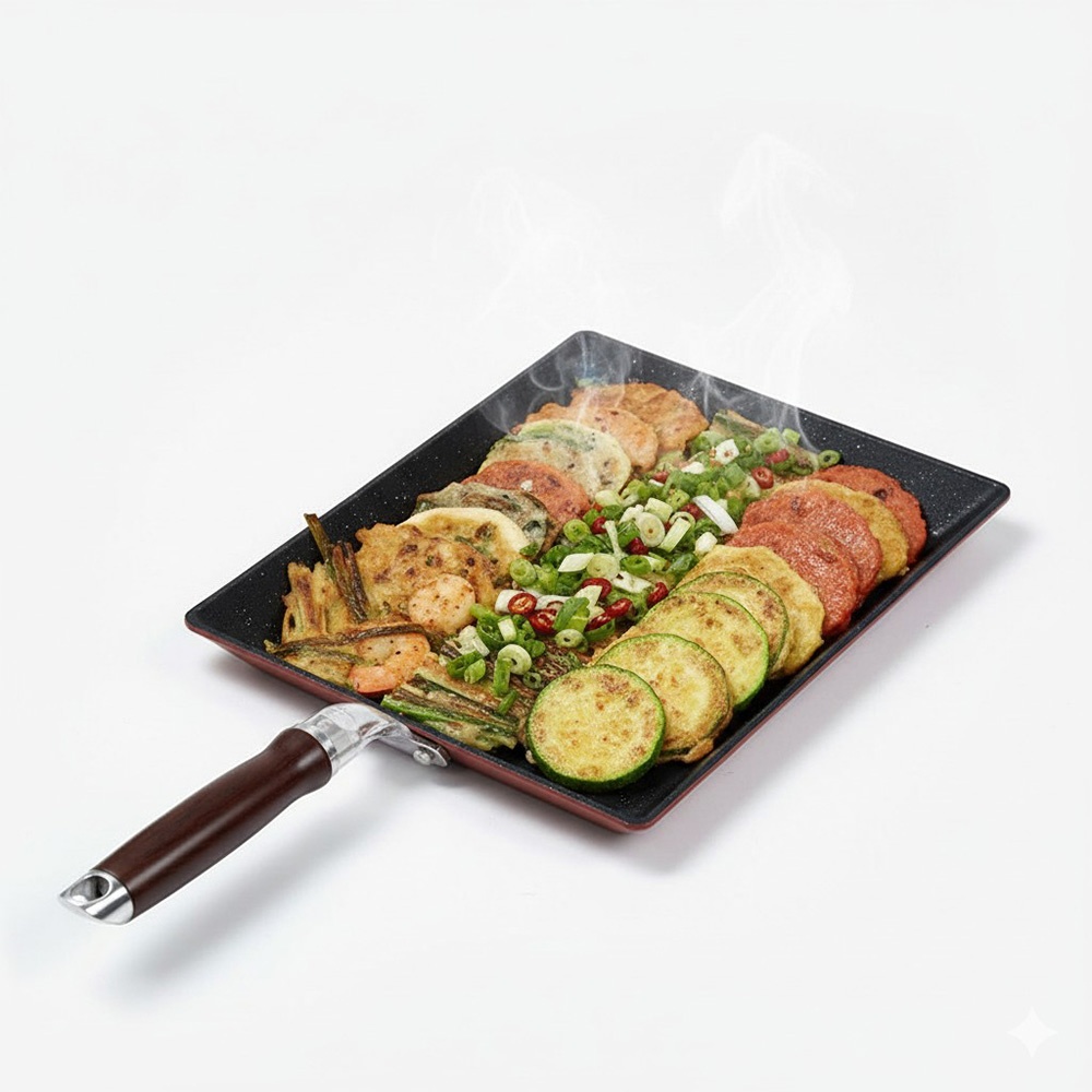 업소용 사각 전부침 계란말이 후라이팬 중