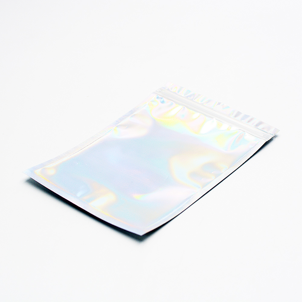 걸이형 홀로그램 지퍼백 소분 선물 포장봉투 12x18cm