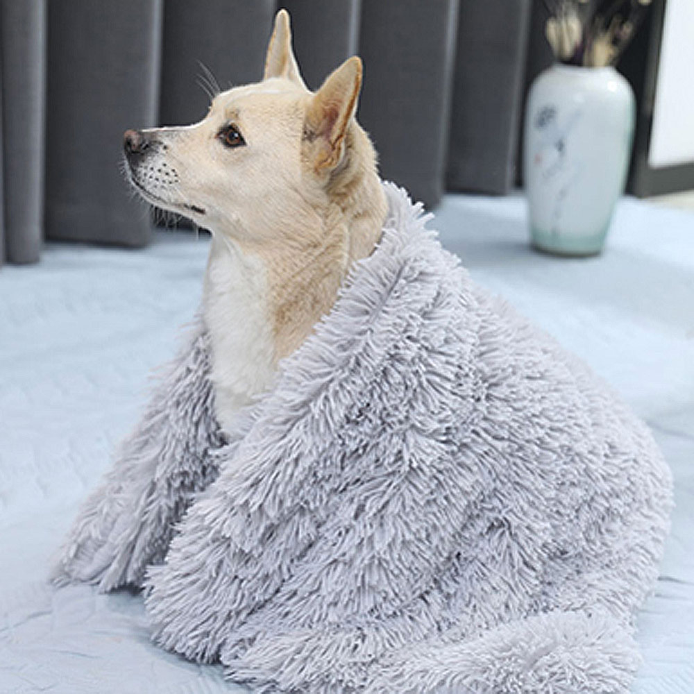 부드러운 강아지 고양이 사계절 담요 100x75cm