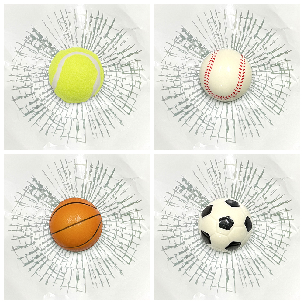 입체 깨진유리 차량꾸미기 자동차스티커