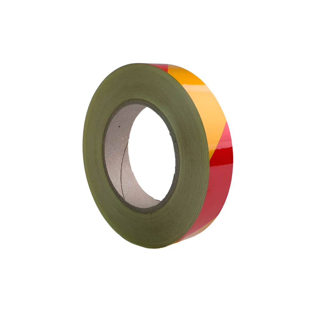 BLEX 반사테이프 25mm x 45M 황적사선