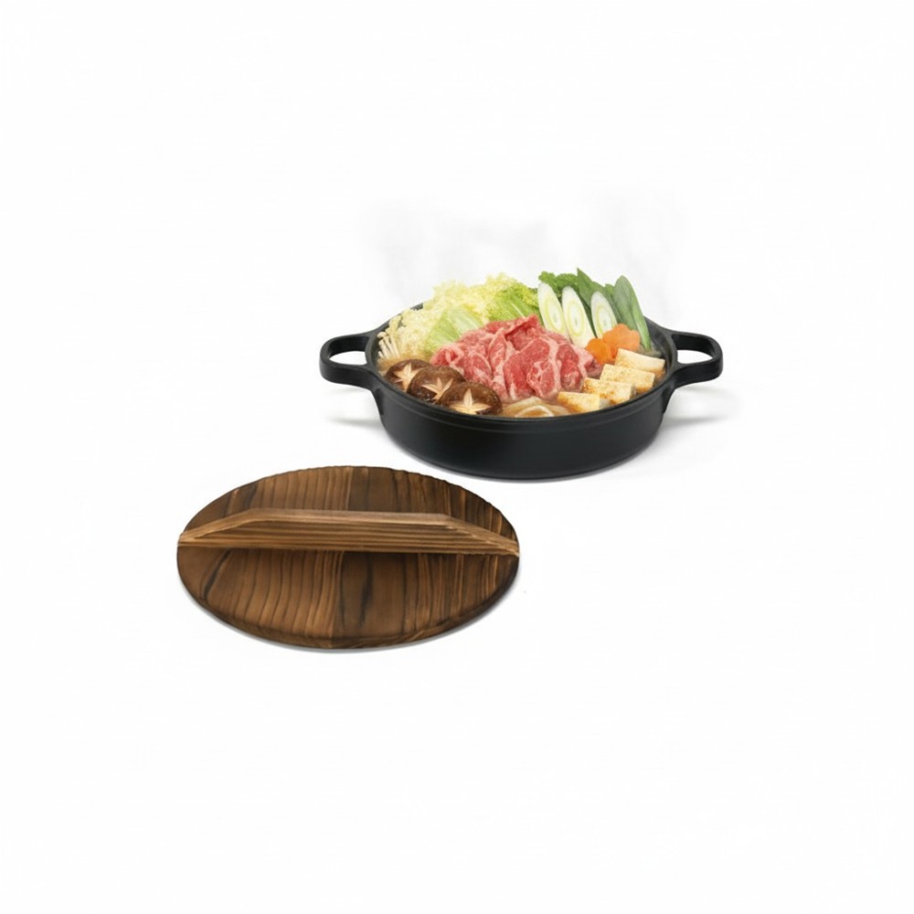 인덕션 무쇠 신스끼야끼 전골냄비 뚜껑 세트 20cm