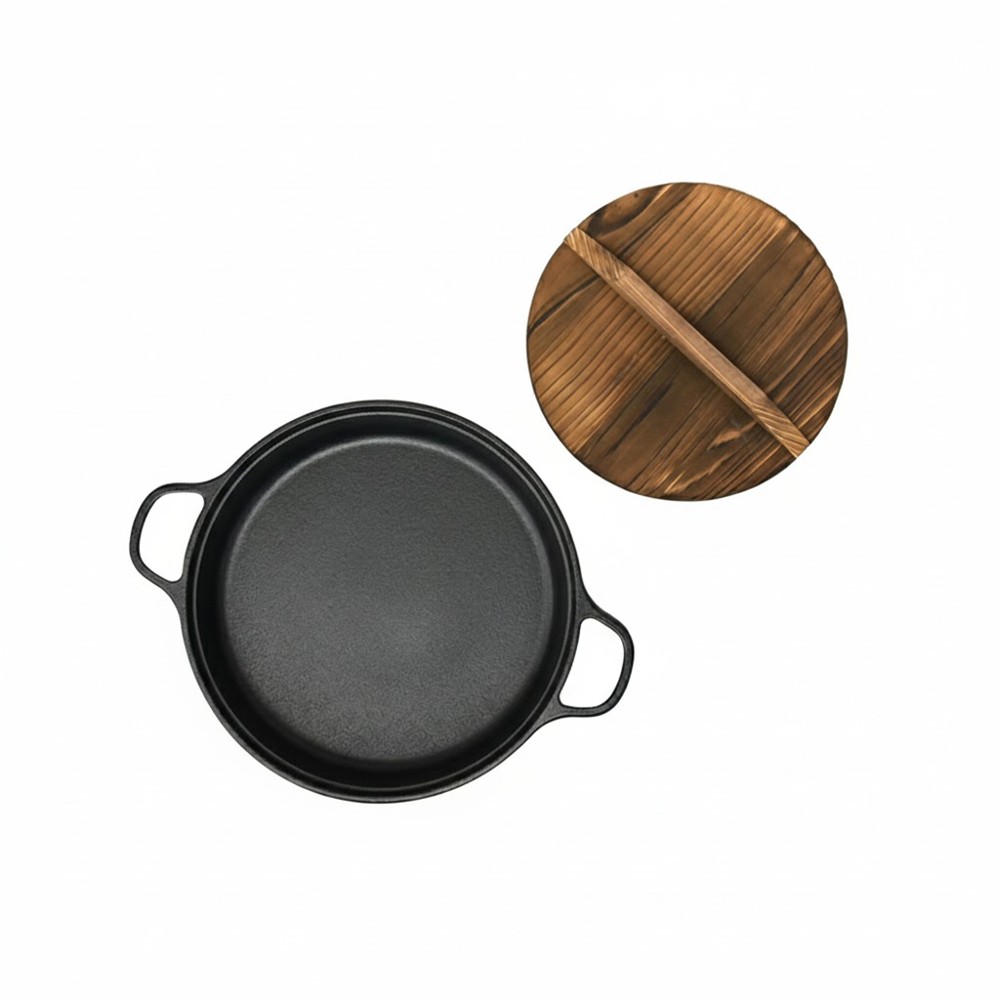 인덕션 무쇠 신스끼야끼 전골냄비 뚜껑 세트 24cm