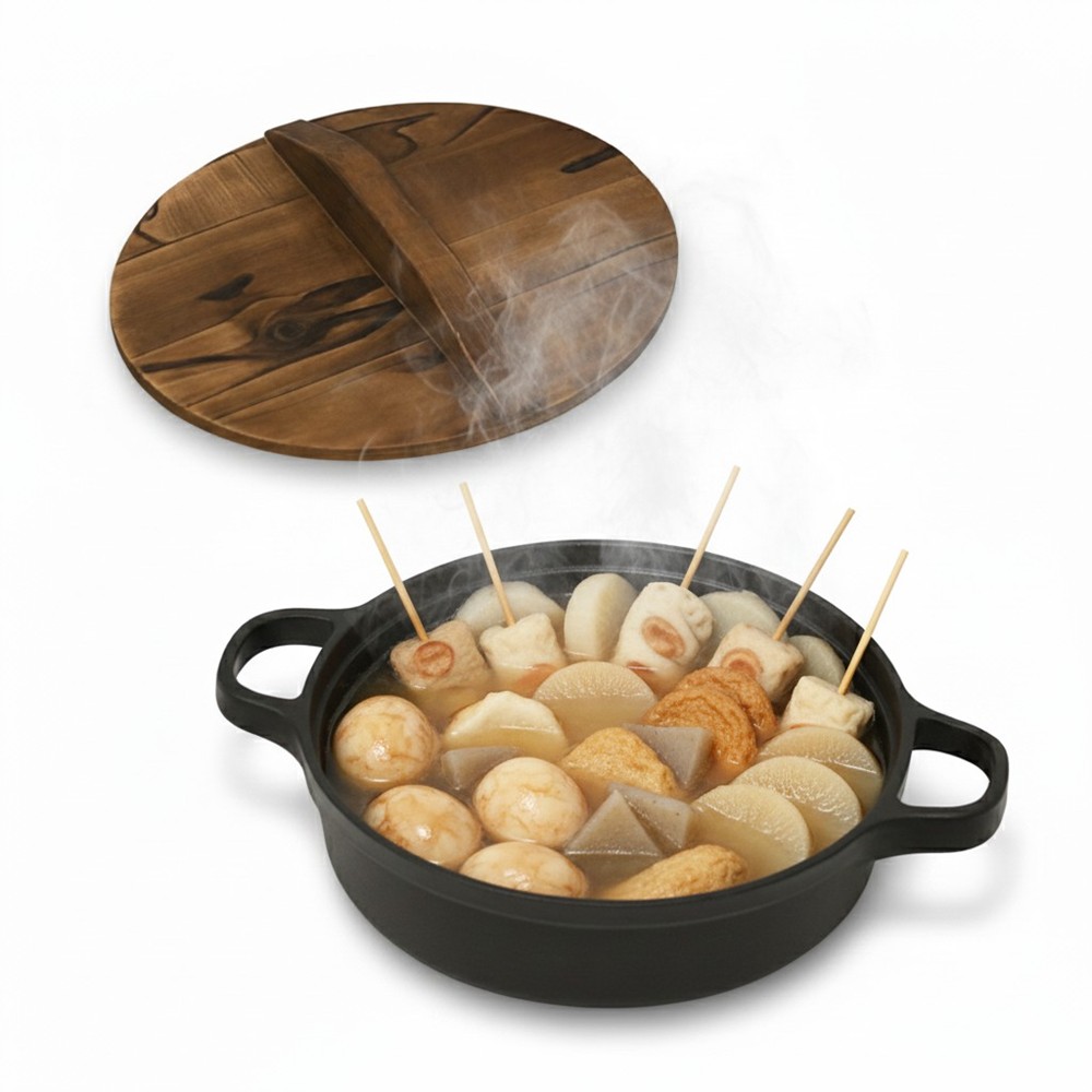 인덕션 무쇠 신스끼야끼 전골냄비 뚜껑 세트 30cm