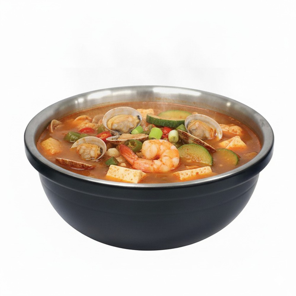 업소용 인덕션 스텐 알루미늄 뚝배기 16cm