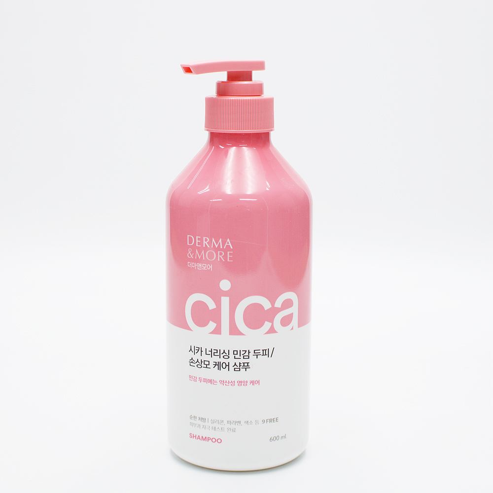 더마앤모어 시카 너리싱 손상모 케어 샴푸 600ml