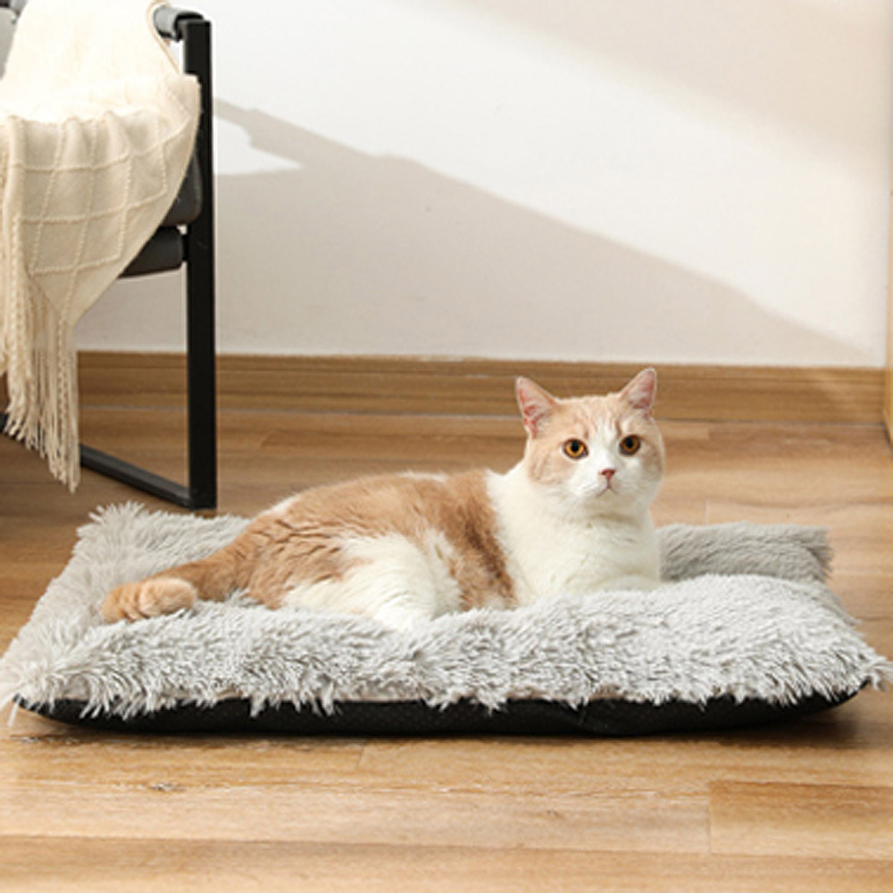 부드러운 강아지 고양이 사각 방석 펫쿠션 55x40cm