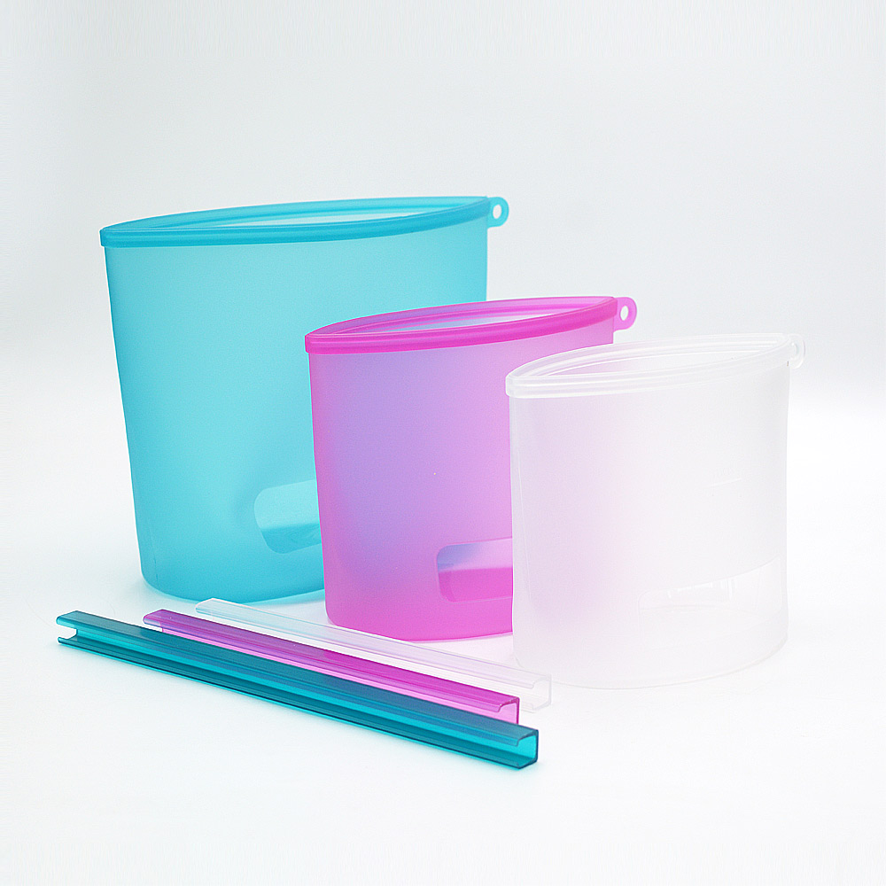 이케아 FILFISK 필피스크 다회용 실리콘 지퍼백 3종