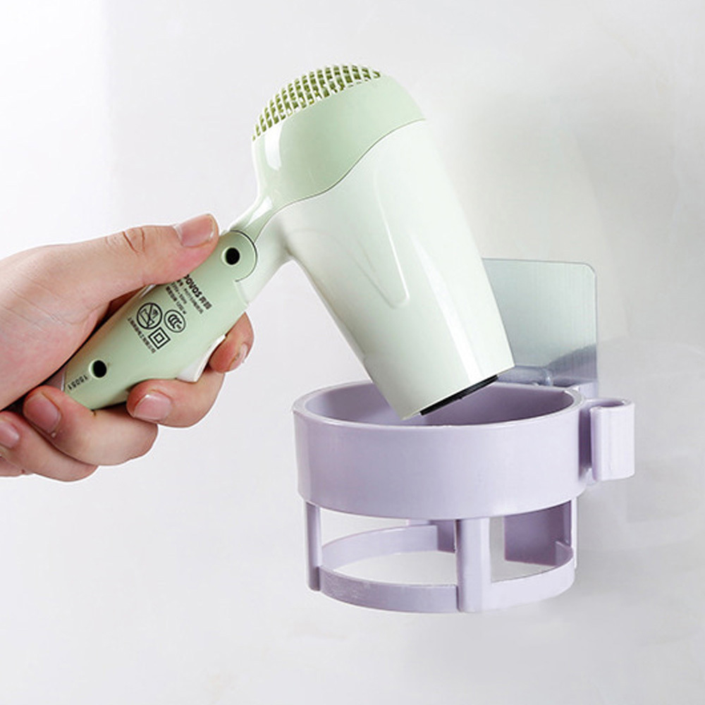 무타공 파스텔 헤어드라이기 거치대 드라이어 걸이