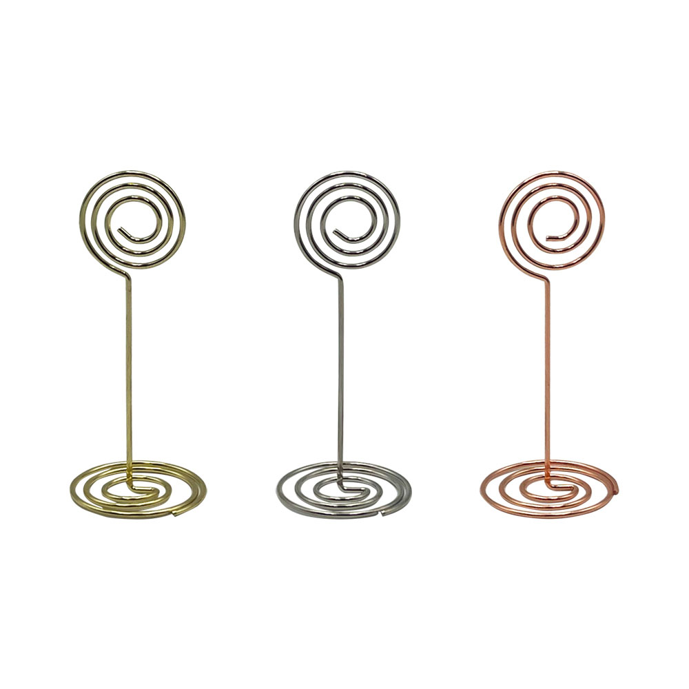 가격표 명함 메모꽂이 쇼클립 스탠드 원형