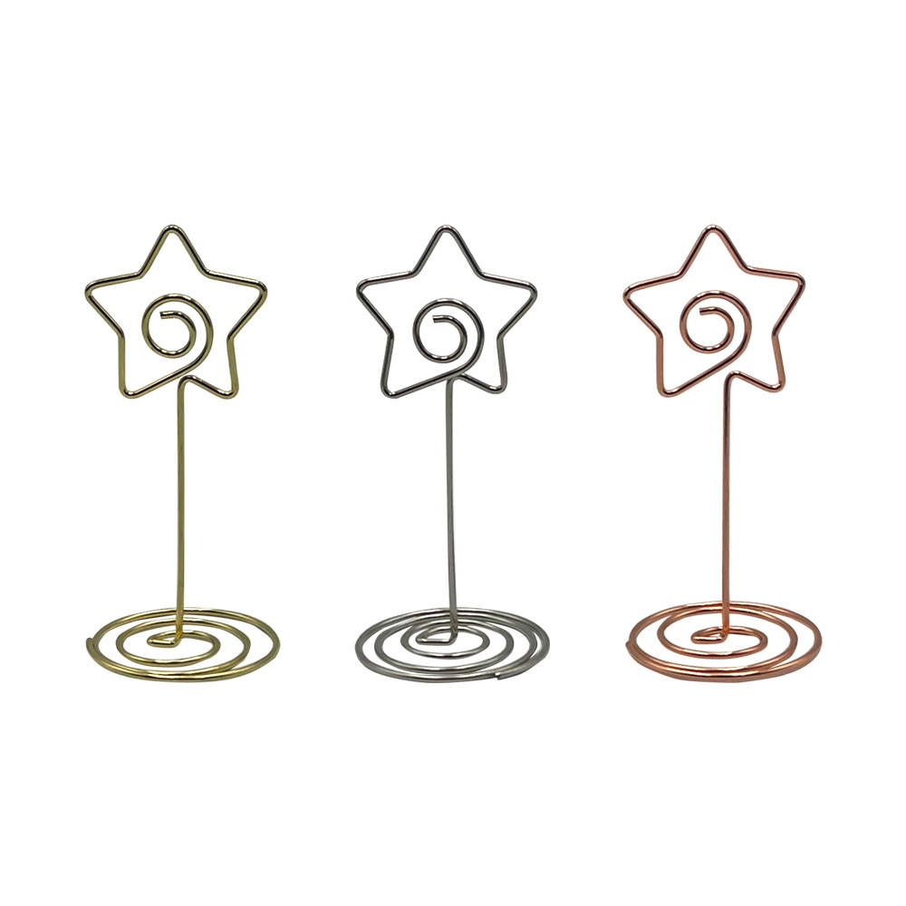 가격표 명함 메모꽂이 쇼클립 스탠드 별