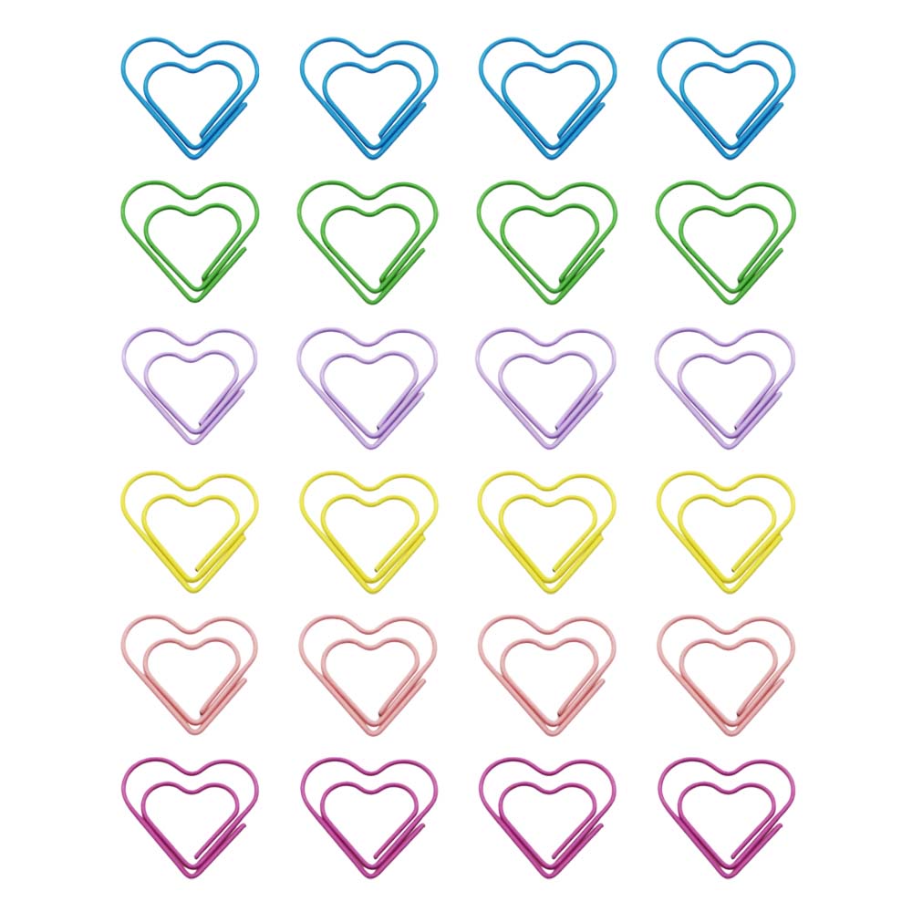 하트 다꾸 페이퍼 클립 북마크 24P