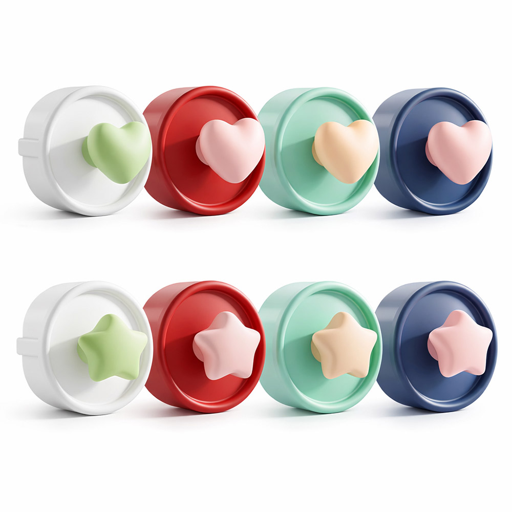 하트 별 실리콘 콘센트 안전 커버 덮개 1P