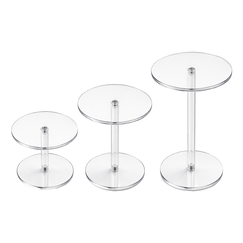 아크릴 원형 피규어 디스플레이 스탠드 3종세트