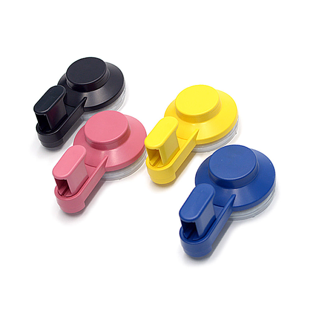 이케아 TISKEN 티스켄 컬러 흡착식 후크 4P