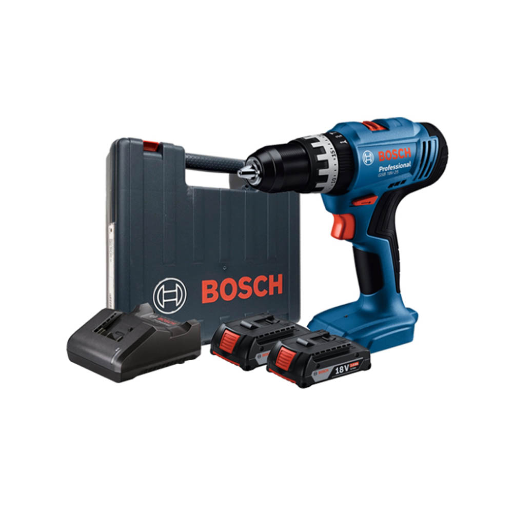 보쉬 GSB18V-25 충전햄머드릴 18V 2.0AH 2단 속도조절
