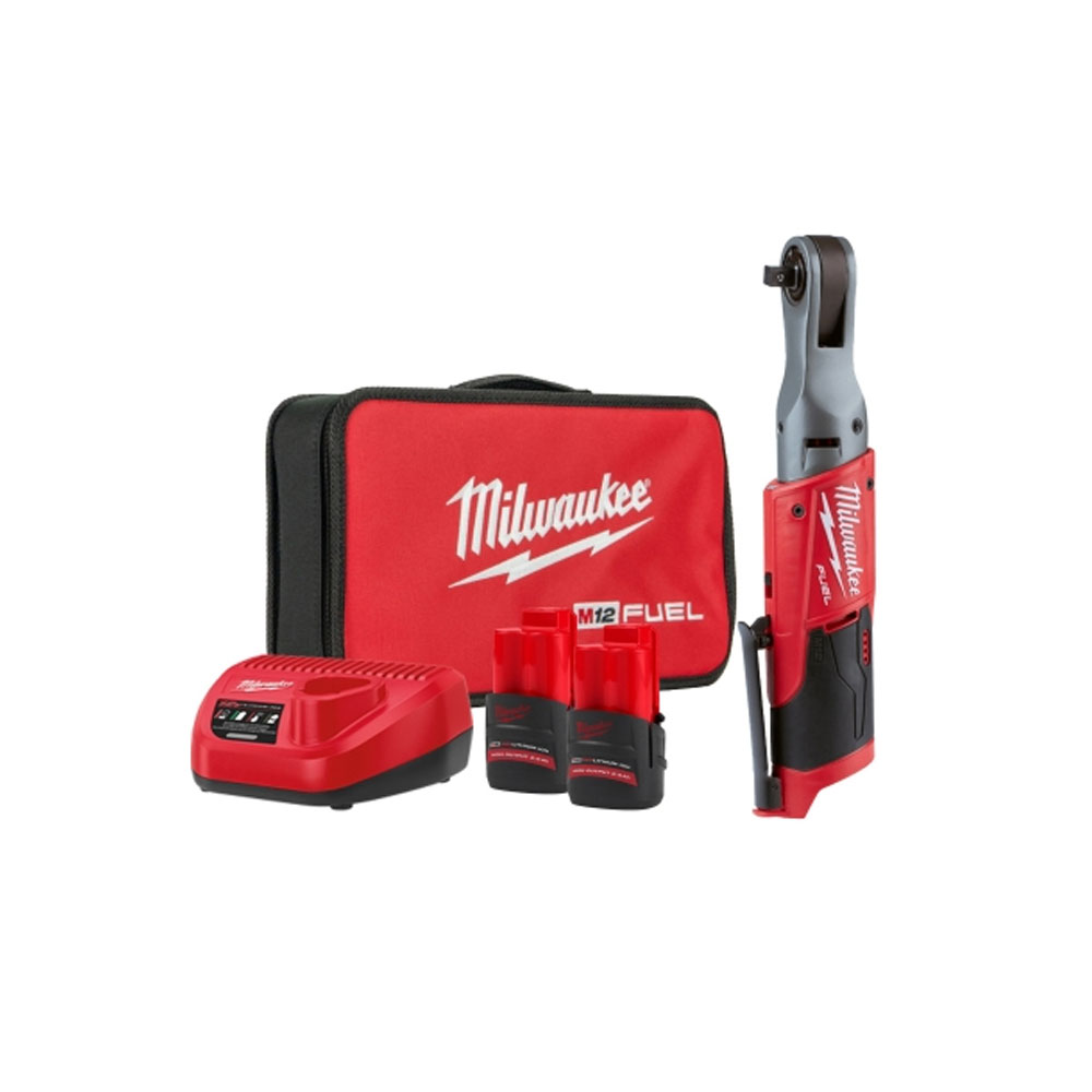 밀워키 M12 FIR38-252B 충전임팩라쳇렌치 12V 2.5AH