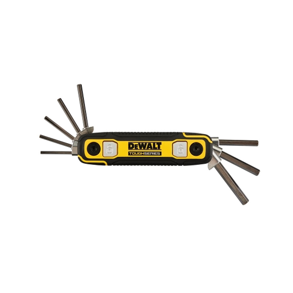 디월트 DWHT70266 접이식 육각렌치 8pcs 2.38-6.35mm