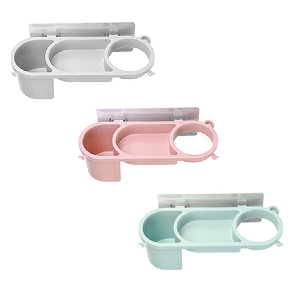 무타공 선반 수납형 드라이기 거치대