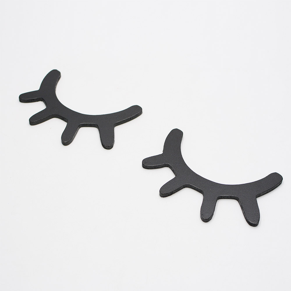 감긴 눈 벽장식 월데코 우드 스티커