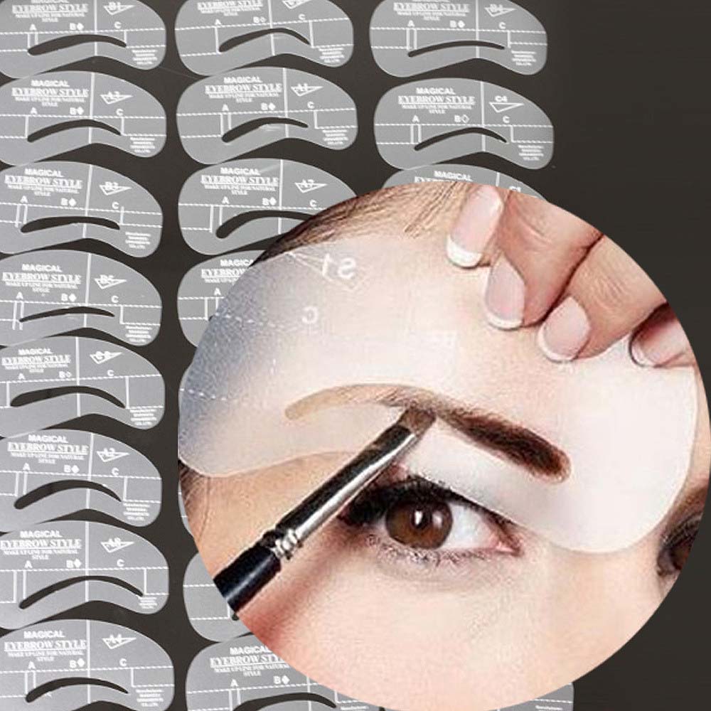 눈썹 그리기 가이드 틀 눈썹정리 24P