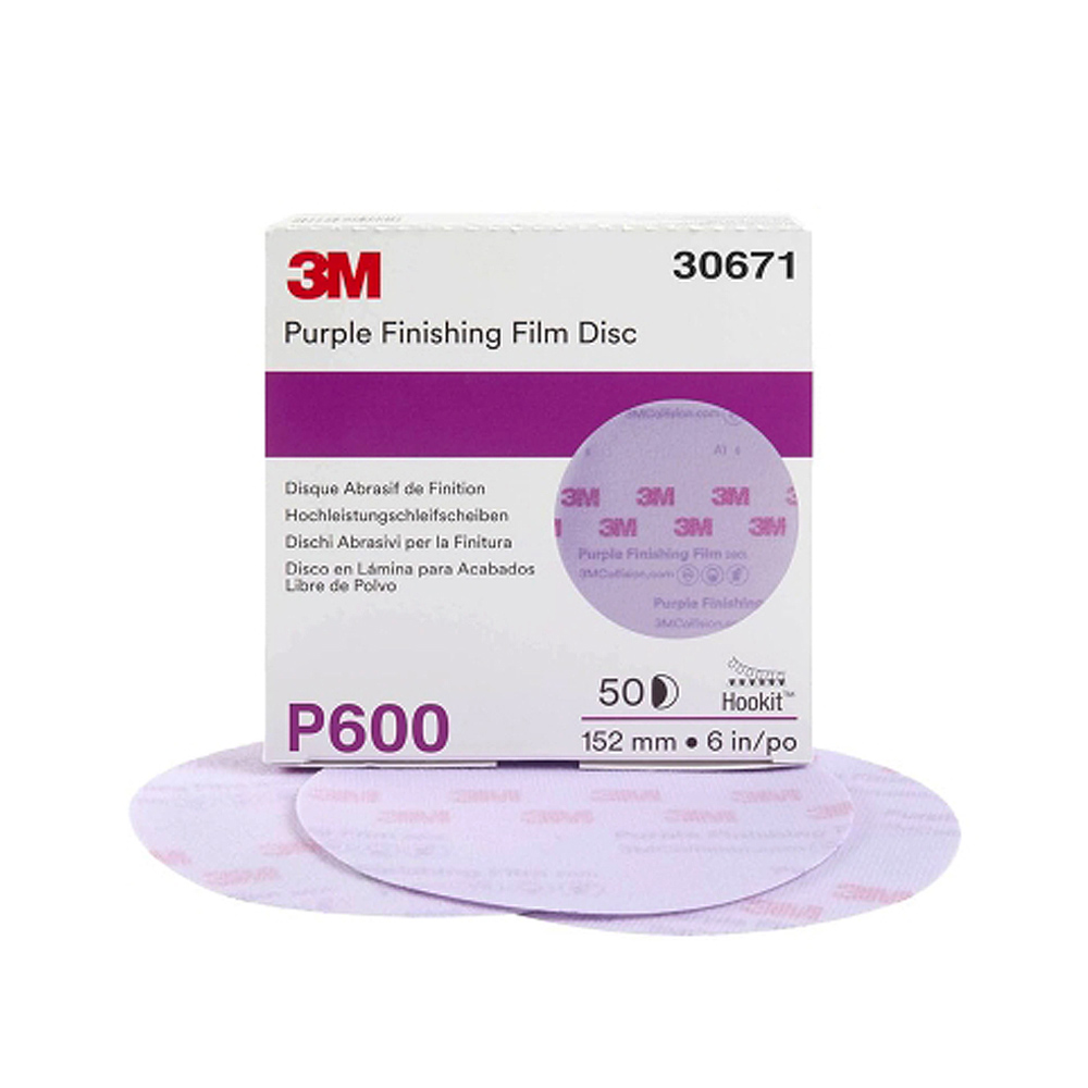 3M 260L P600 퍼플 피니싱 필름디스크 152mm 50매