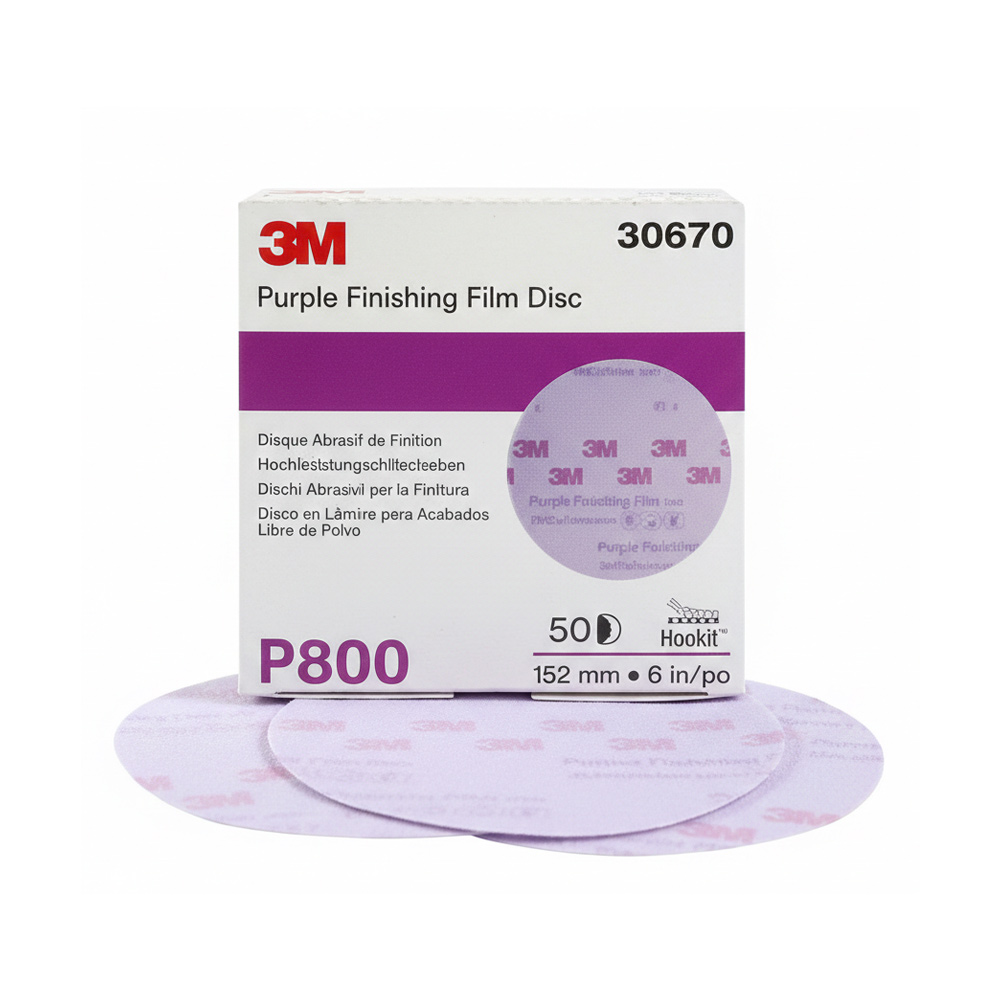 3M 260L P800 퍼플 피니싱 필름디스크 152mm 50매