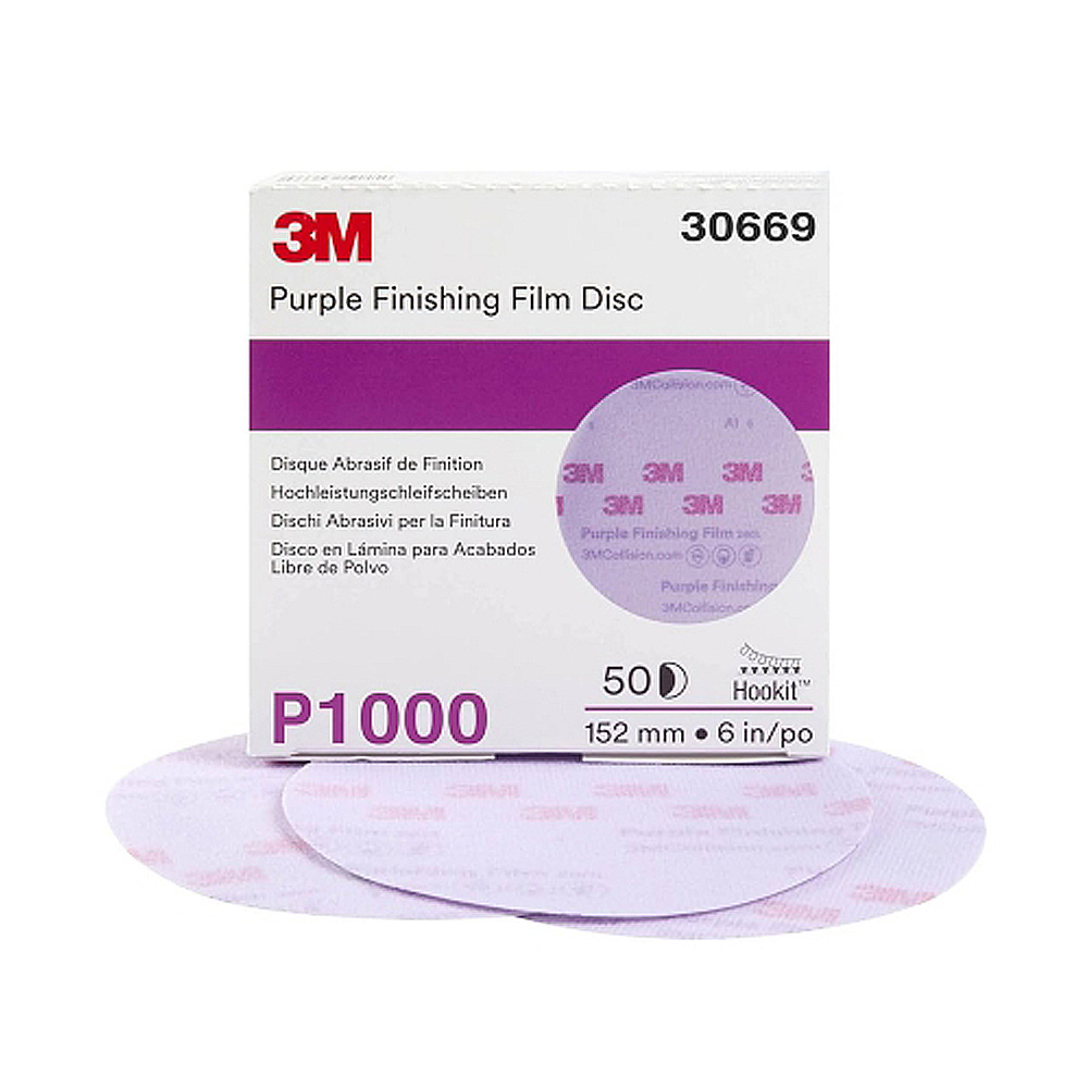 3M 260L P1000 퍼플 피니싱 필름디스크 152mm 50매