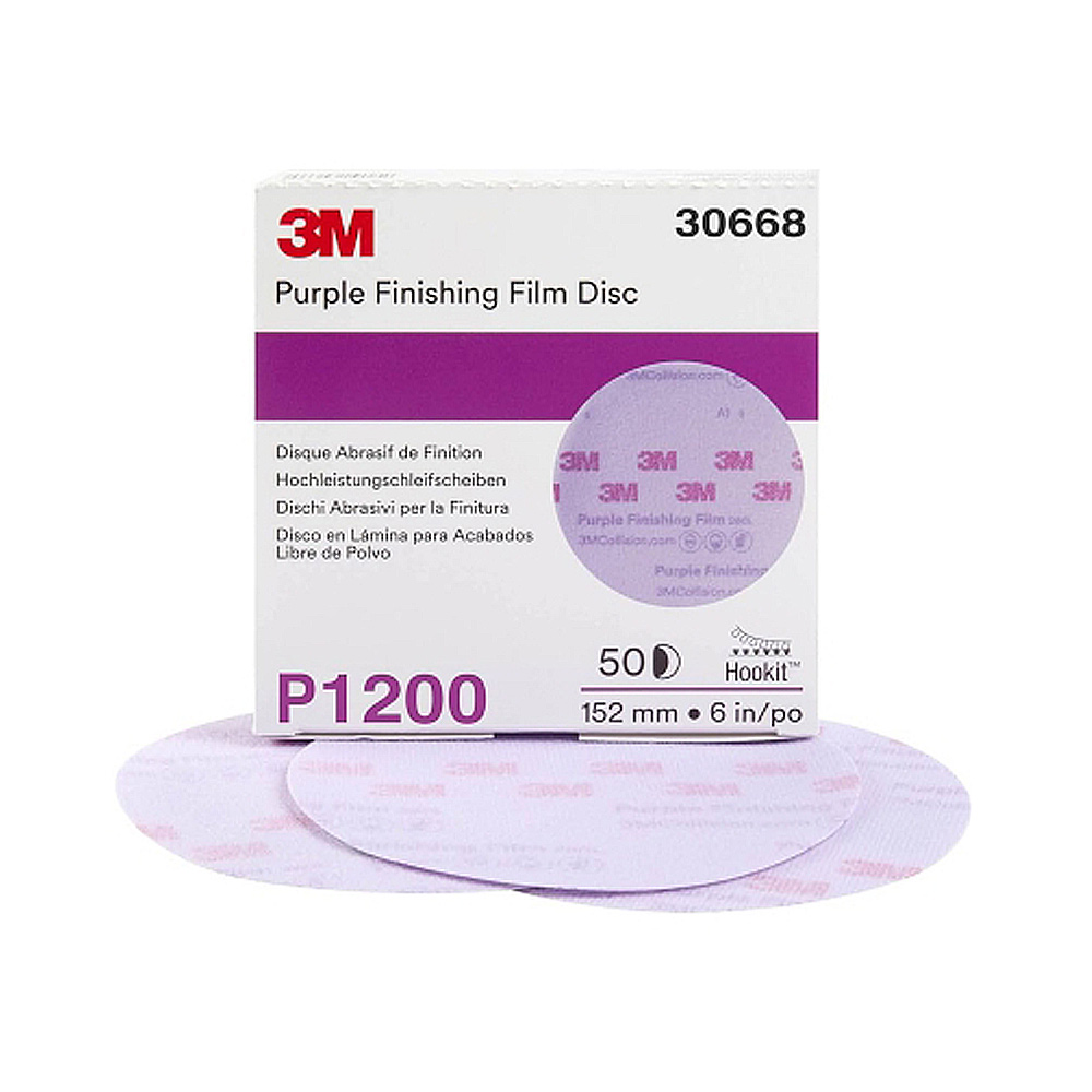 3M 260L P1200 퍼플 피니싱 필름디스크 152mm 50매
