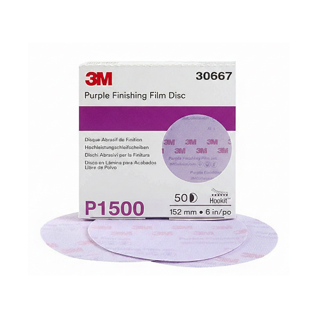 3M 260L P1500 퍼플 피니싱 필름디스크 152mm 50매