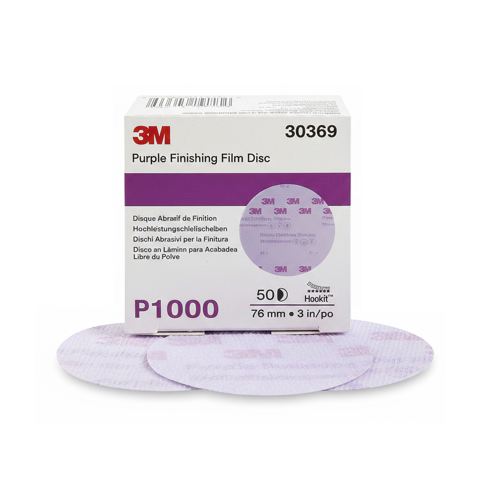3M 260L P1000 퍼플 피니싱 필름디스크 76mm 50매